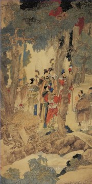 Chino Painting - Ren bonian emperador yao chino antiguo